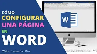 CÓMO CONFIGURAR PÁGINA EN WORD