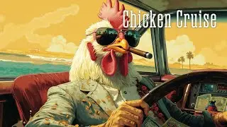 Chicken Driver Ретро фанк грувовый гитарный бэк-трек ритм для поездки на машине расслабляющие вайбы