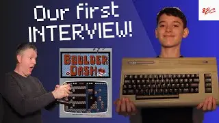 Luigi plays Boulderdash (1984) - feat. Peter Liepa, the designer!