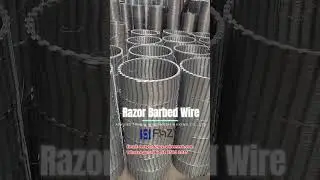 FHZZ&reg; Concertina Razor Barbed Wire, Razor Blade Barbed Wire Residential Perimeter Security Fencing