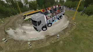 Passenger On  Offroad Driving Truck - Bus Simulator Indonesia - Gameplay 