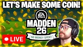 🔴LIVE - Best Coin Method in Madden 26 Ultimate Team! 💰 (No Money Spent) !discord