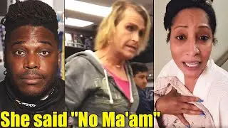 Transwoman enters female bathroom and... this happened.