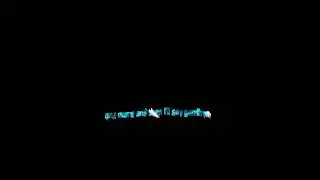 I don't wanna to be alone lyrics status black screen