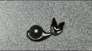 Black Pearl Cat Charm 
