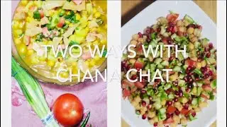 Two kinds of spicy chana chats | healthy and nutritious | چنا چاٹ