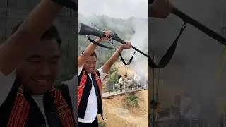 Muzzle Loading Gun Shot #Aoleang Festival 2025