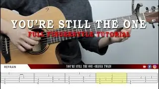 (Tutorial) You're Still the One - Shania Twain (Fingerstyle Guitar)