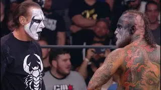 ICW ALEISTER BLACK VS STING