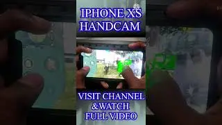 IPHONE XS FREE FIRE HANDCAM | #shorts#iphoneXs