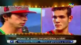 COMBATE: Pelea entre Mario Hart y Mario Irivarren por Broma a Alejandra Baigorria. COMPLETO17/01/13