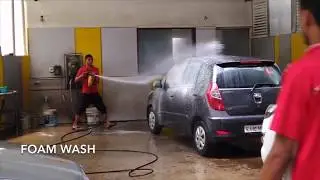 Car Wash | Got our car a SPA Treatment | Foam Wash | Hyundai i10