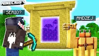 WIELBŁĄD ANDŻEJ DECYDUJE O MOIM DNIU w MINECRAFT HARDCORE 1.20!