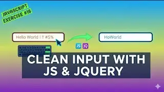 Remove Space & Special Characters while Typing using JavaScript & jQuery !