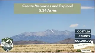 Colorado's Natural Paradise: 5.34 Acres in Costilla County Wilderness Haven RV, Camping, ATV!