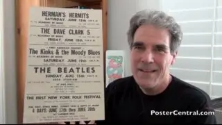 Beatles Shea Stadium Concert Poster 1965 Absolute Genuine Original