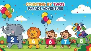 Counting by Twos Parade Adventure | Fun Math Learning for Kids | Animagic Studio