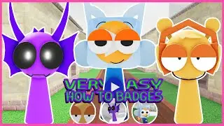 Roblox Update - How to get 3 Badges in 3D Sprunki Retroplay