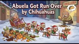 Abuela Got Run Over by Chihuahuas 🐾 | Funny Spanglish Christmas Song for Kids | ChileMolePozole