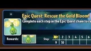 Pvz2 Reflourished Epic Quest Gold Bloom