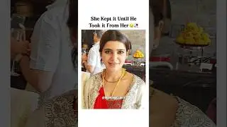He Gave Her A Mangalsutra But...🙂👉🏻 #samantha #nagachaitanya #mangalsutra #shorts