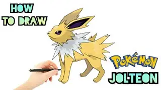 How to draw jolteon | How to draw Pok&eacute;mon | ThePok&eacute;monArtist | V Art Studio