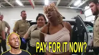 Arrogant Woman Snaps at Police For Towing Her Car - Reaction