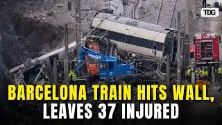 Barcelona Train Crash Kills Driver, Injures Dozens After Landslide Strike