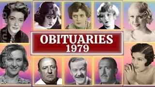 Некрологи знаменитостей. Известные звезды, скончавшиеся в 1979 году. Часть 6. Некрологи на ТВ. #в...