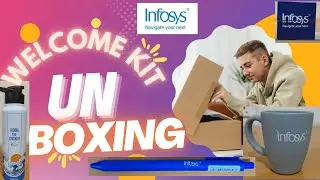 Infosys Welcome Kit Unboxing🎁| Infosys Vlog | Infosys Mysore | Joining Day 2025 | Mysore CampusVlog