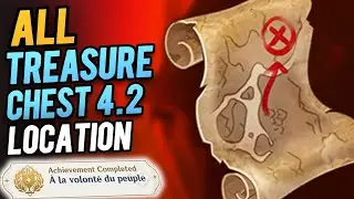 All 8 Treasure Maps and Chests Location in Fontaine 4.2  | Genshin Impact 4.2