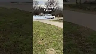 89 Ram d150 5.7 gen 3 hemi swap with 8 speed trans.  Little burnout for you.