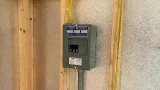 How to temporarily run power to your shed with extension cords. (Turn on lights and outlets)