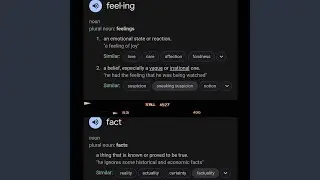 Feelings over facts