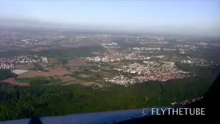 ILS RWY25 Stuttgart, STR EDDS Airport, HD Cockpit view
