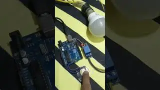 🔮 Interactive Arduino Magic: Control LED with a Twist using a 🎵 Piezo Sensor!" #youtubeshorts #tech
