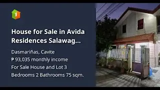 House for Sale in Avida Residences Salawag Dasmarinas Cavite