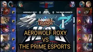 AEROWOLF ROXY VS THE PRIME ESPORTS MATCH 1 MPL SEASON 3
