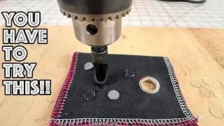 Installing Grommets In Anything Made Easy And FAST - You'll Be Amazed!