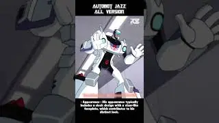 Autobot Jazz in All Version || Which Is The Best Do You Think? #shorts #transformers #jazz
