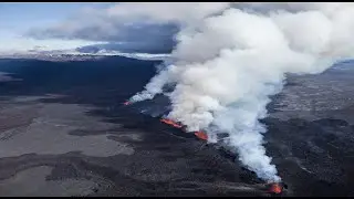 Iceland Volcanic Update - The Fissure Eruption Continues To Grow As Two Main Eruptive Areas Merge