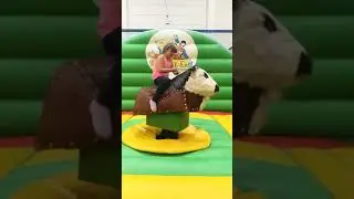 Emily beim Bullen reiten !