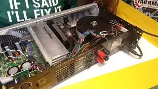 QSC GX3 POWER AMPLIFIER IN CLIP MODE REPAIR VIDEO TESTING TIME 🔊🔊👊🏽🤜🏽🙏🏽