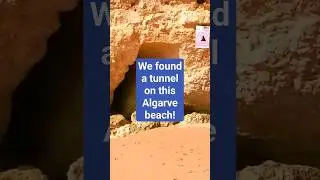 You will never guess where this tunnel led! #algarve #portugal
