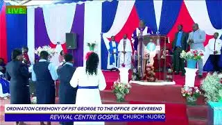 ORDINATION CEREMONY OF PST GEORGE TO THE OFFICE OF REVEREND