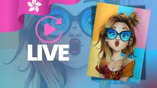 [🔴 15/01/2026] Colorindo ilustra&ccedil;&atilde;o de Kevin Teo'Art  com marcadores apenas