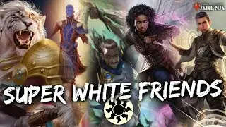 SUPER WHITE FRIENDS (Standard) [MTG Arena] | Mono-White Planeswalker Tribal Deck in ELD Standard