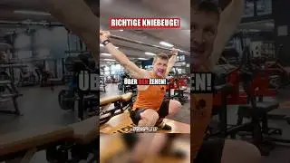 So geht RICHTIGE Kniebeuge!✅