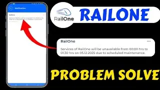 Service Of RailOne Will Be Unavailable From 00:00 hrs to 1:30 hrs on Due To Schedule Maintenance