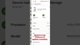 realme 8 update Android 13 realme ui 4.0